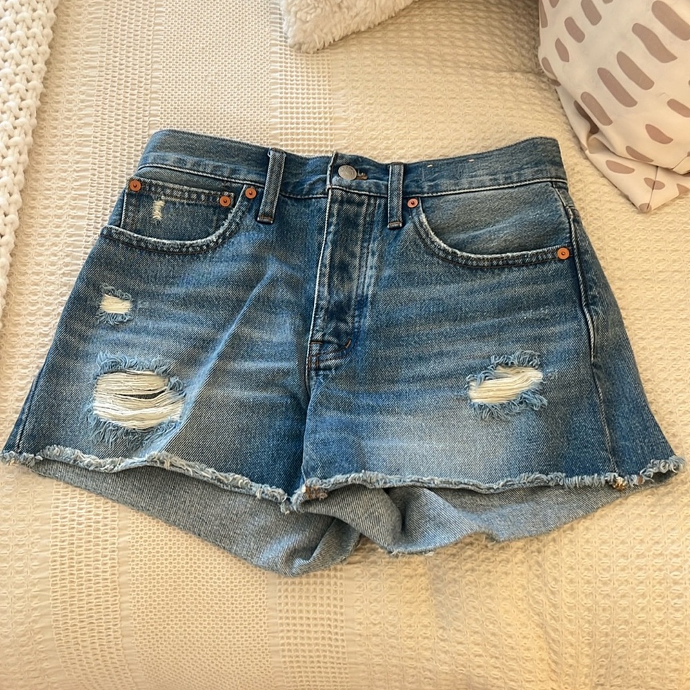 MADEWELL RELAXED DENIM SHORTS